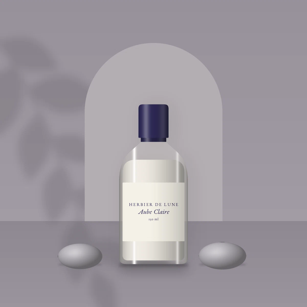 Aube Claire nettoyant visage douceur – Herbier de Lune, photo d'ambiance