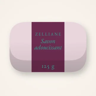 Savon surgras adoucissant à l'huile d'amande douce – Zelliane, pain 125 g