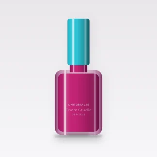 Vernis à ongles Encre Studio tenue extrême – Chromalie, flacon 5 ml, teinte 08 Fuchsia