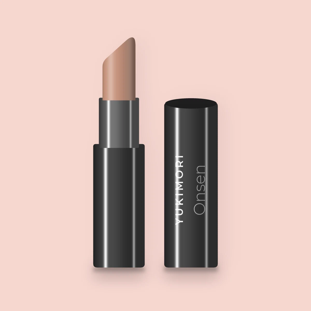 Rouge à lèvres sans effet desséchant Onsen – Yukimori, étui 3,5 g, teinte 01 Nude beige