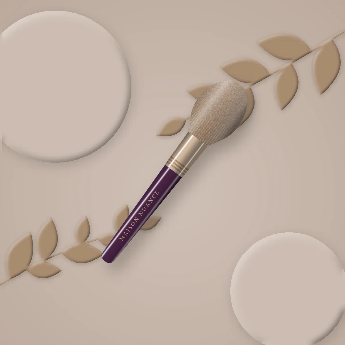 Brosse antistatique en acétate de cellulose – Maison Nuance, photo d'ambiance