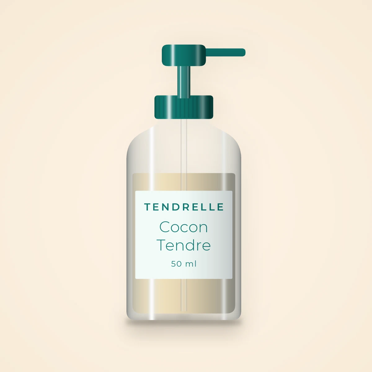 Cocon Tendre sérum illuminateur – Tendrelle, flacon-pompe 50 ml