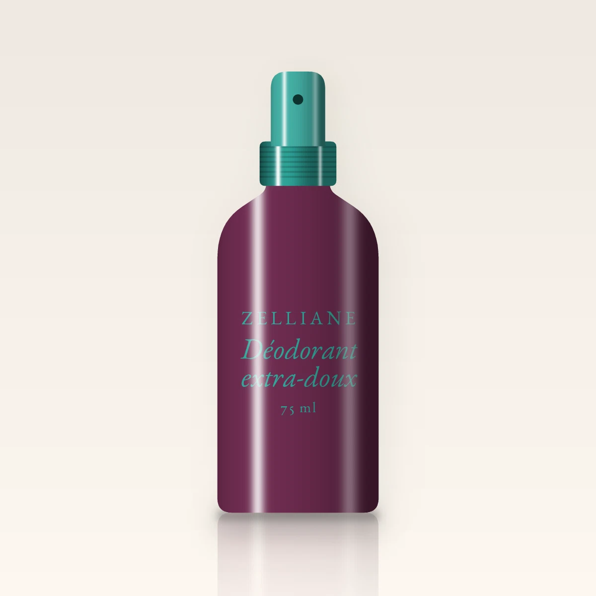 Déodorant soin extra-doux à l'hamamélis – Zelliane, flacon spray 75 ml