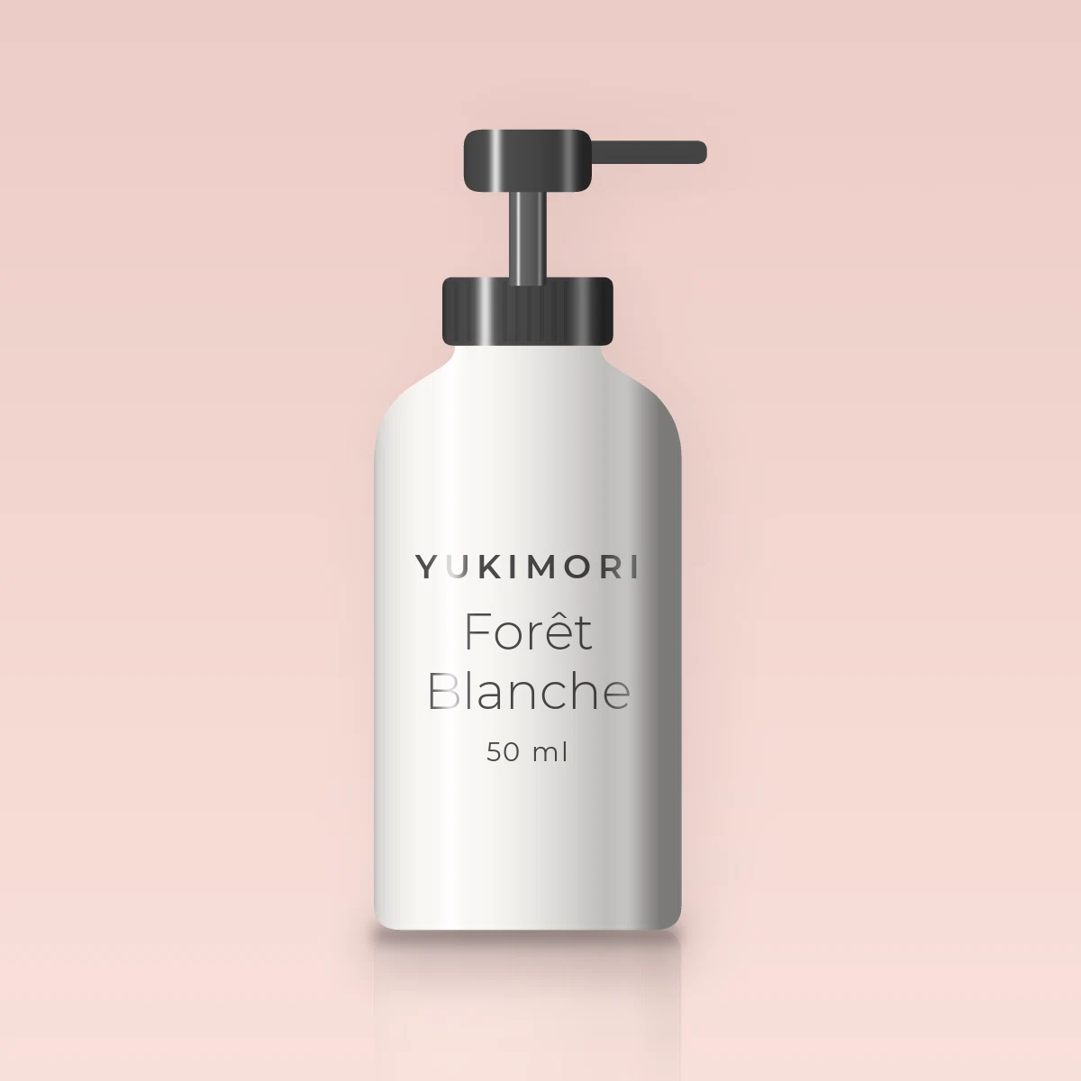 Crème solaire visage satinée Forêt Blanche SPF 30 – Yukimori, flacon-pompe 50 ml