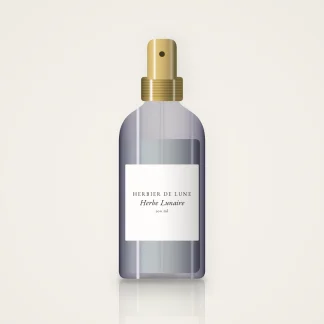 Lotion tonique Herbe Lunaire à l'acide mandélique – Herbier de Lune, flacon spray 200 ml