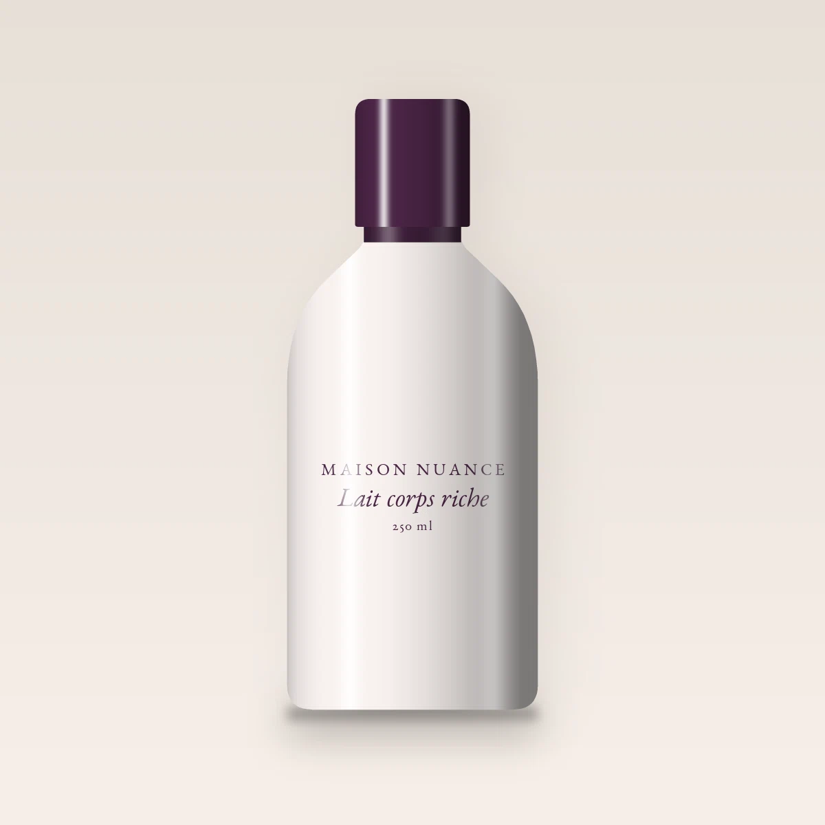 Lait corps riche à la vitamine E – Maison Nuance, flacon 250 ml