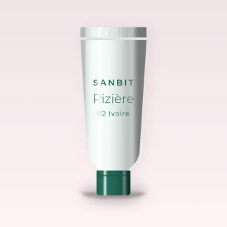 Correcteur léger Rizière – Sanbit, tube 8 ml, teinte 02 Ivoire