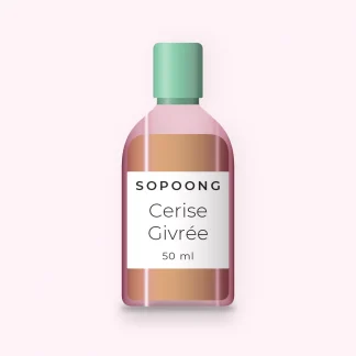Huile corps Cerise Givrée au karité – Sopoong, flacon 50 ml