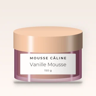 Gommage corps Vanille Mousse fraîcheur au sucre – Mousse Câline, pot 150 g