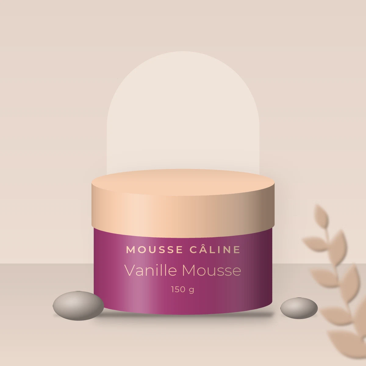 Gommage corps Vanille Mousse fraîcheur au sucre – Mousse Câline, photo d'ambiance