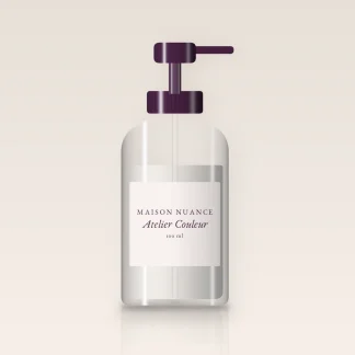Soin visage urbain Atelier Couleur – Maison Nuance, flacon-pompe 100 ml