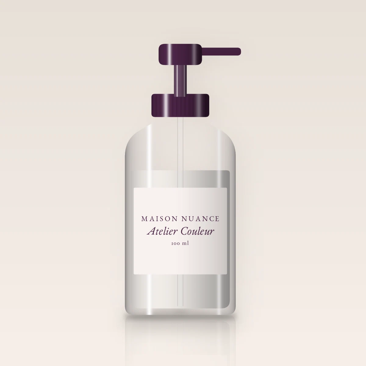Soin visage urbain Atelier Couleur – Maison Nuance, flacon-pompe 100 ml