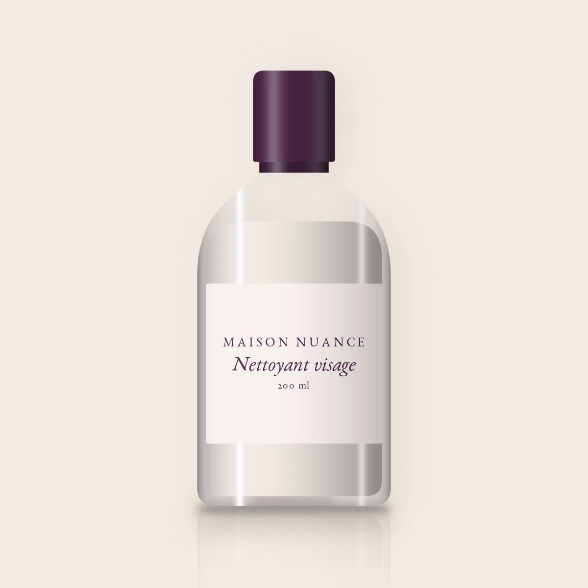 Nettoyant visage anti-pollution à l'huile de jojoba Bel Instant 200 ml – Maison Nuance, flacon 200 ml
