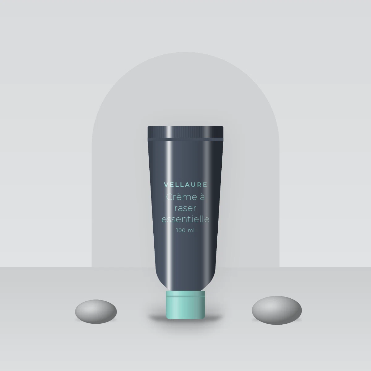 Crème à raser essentielle au sapin de Sibérie pour homme – Vellaure, photo d'ambiance