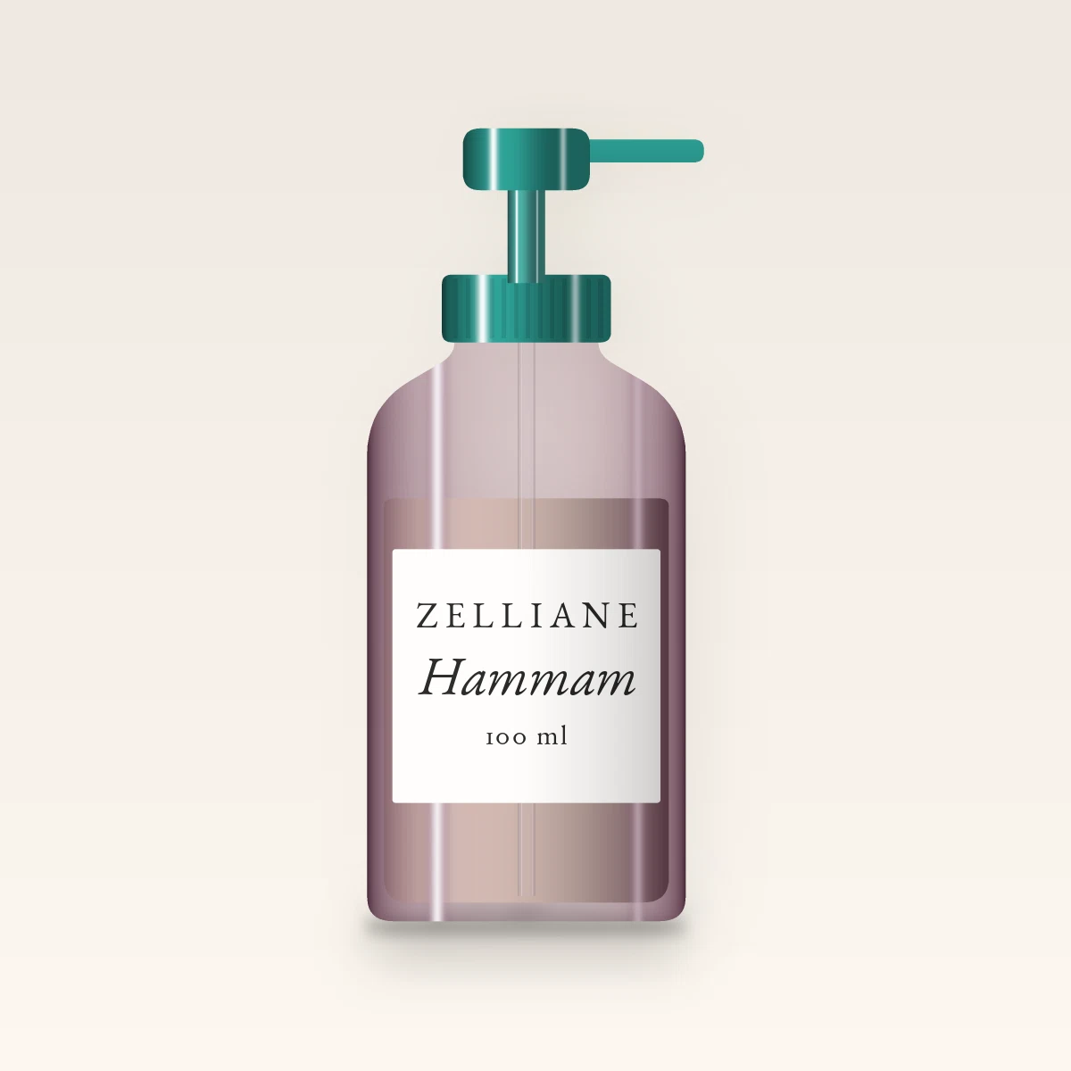 Gel douche Hammam énergisant – Zelliane, flacon-pompe 100 ml