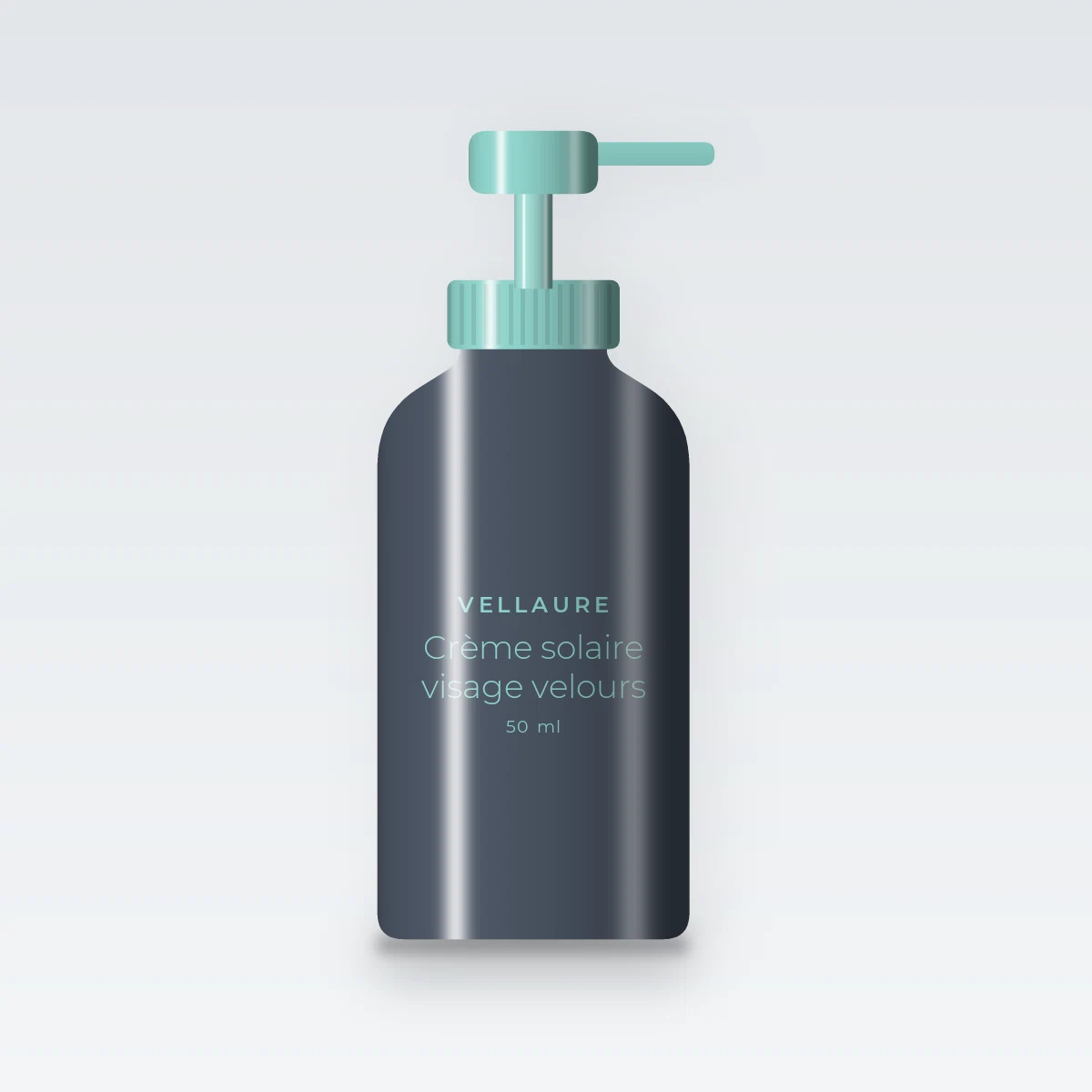 Crème solaire visage velours à l'extrait de calendula SPF 30 – Vellaure, flacon-pompe 50 ml