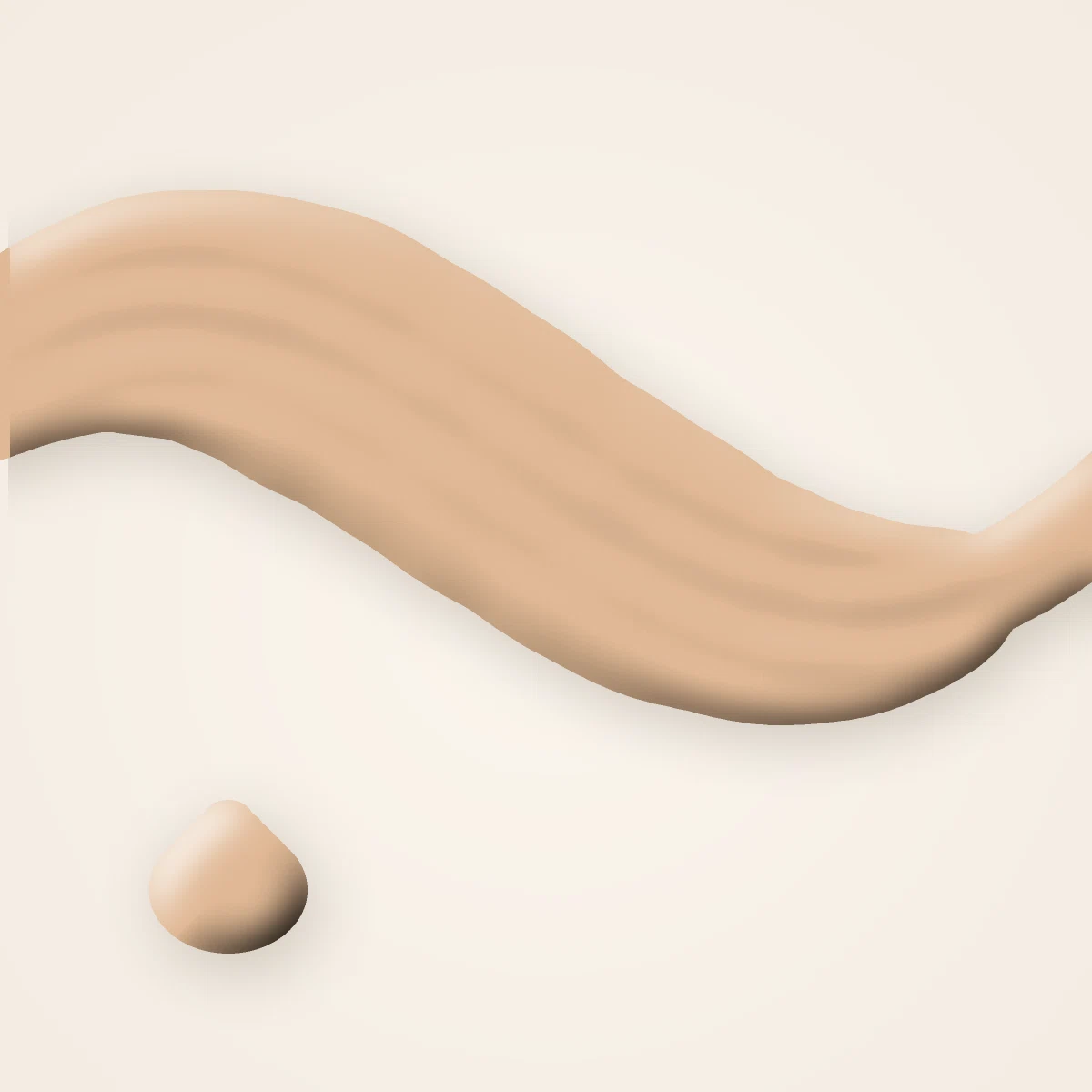 Fond de teint léger à la poudre de perle – Terre d'Ocrelle, aperçu de la teinte 08 Beige neutre