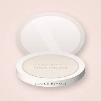 Poudre respirante au thé vert – Laque Rivoli, boîtier 20 g, teinte 01 Translucide