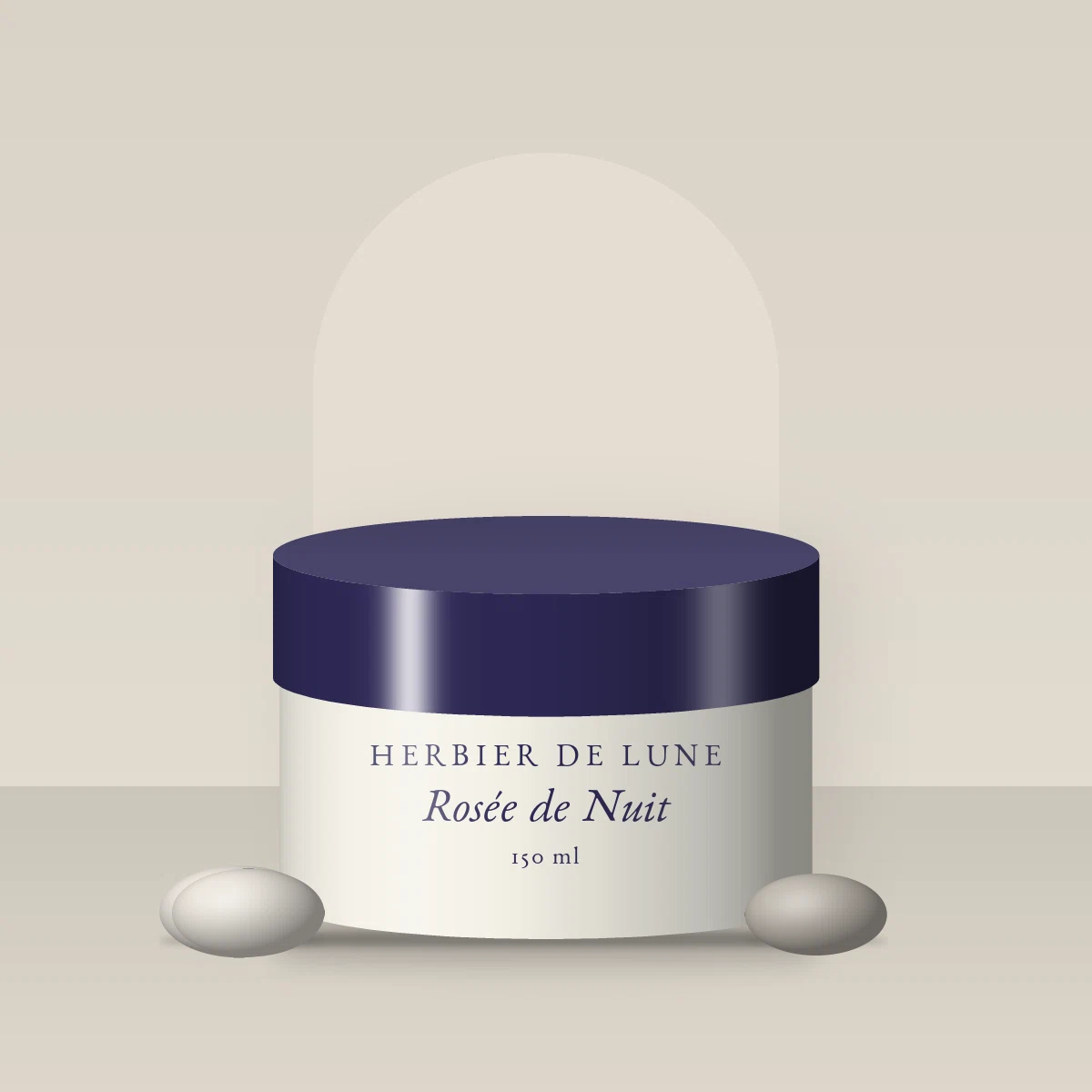 Masque capillaire Rosée de Nuit aux protéines de riz – Herbier de Lune, photo d'ambiance