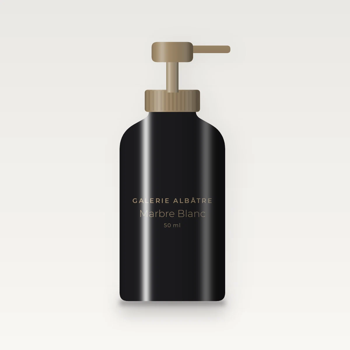 Soin visage tout-en-un Marbre Blanc – Galerie Albâtre, flacon-pompe 50 ml