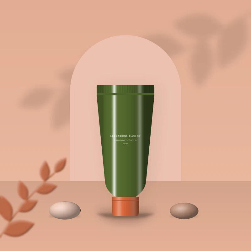 Crème coiffante thermoprotectrice à l'huile d'olive – Les Jardins d'Aulne, photo d'ambiance
