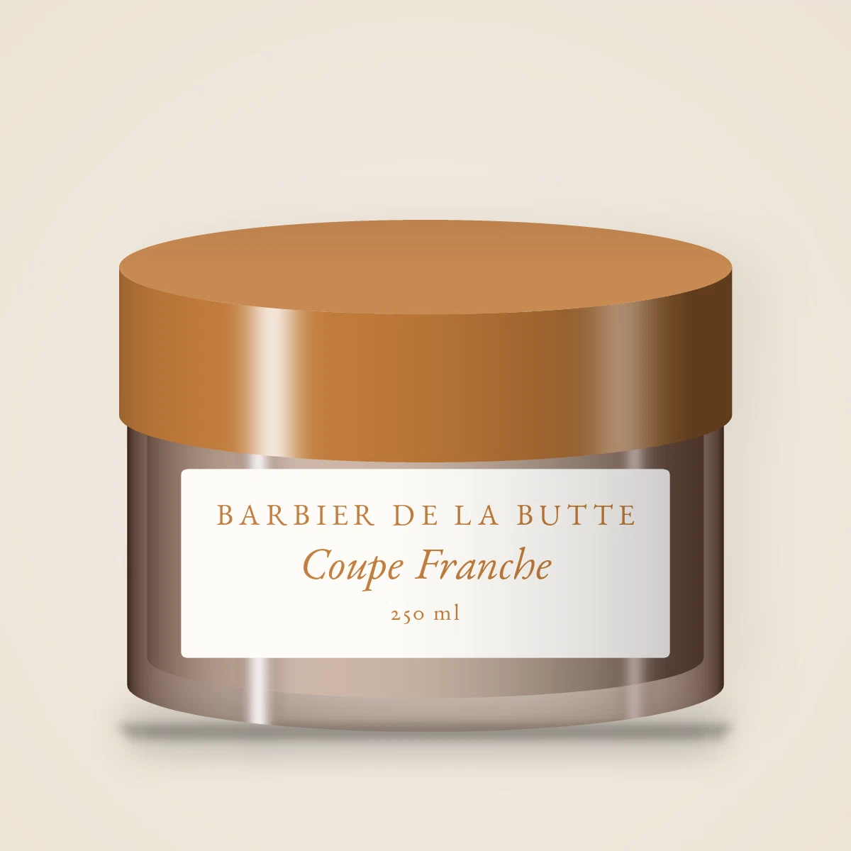 Masque capillaire après-soleil Coupe Franche – Barbier de la Butte, pot 250 ml