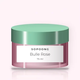Bulle Rose crème hydratante onctueuse – Sopoong, pot 75 ml