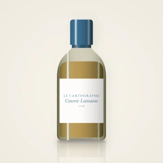 Huile à barbe essentielle Contrée Lointaine – Le Cartographe, flacon 30 ml