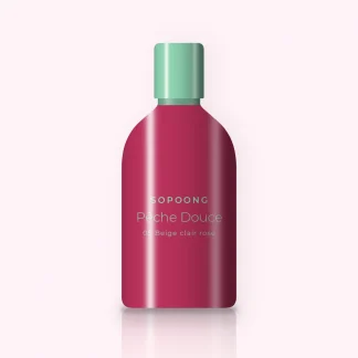 Fond de teint Pêche Douce à l'huile de jojoba – Sopoong, flacon 30 ml, teinte 05 Beige clair rosé