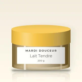 Gommage corps Lait Tendre nourrissant au sucre – Mardi Douceur, pot 200 g