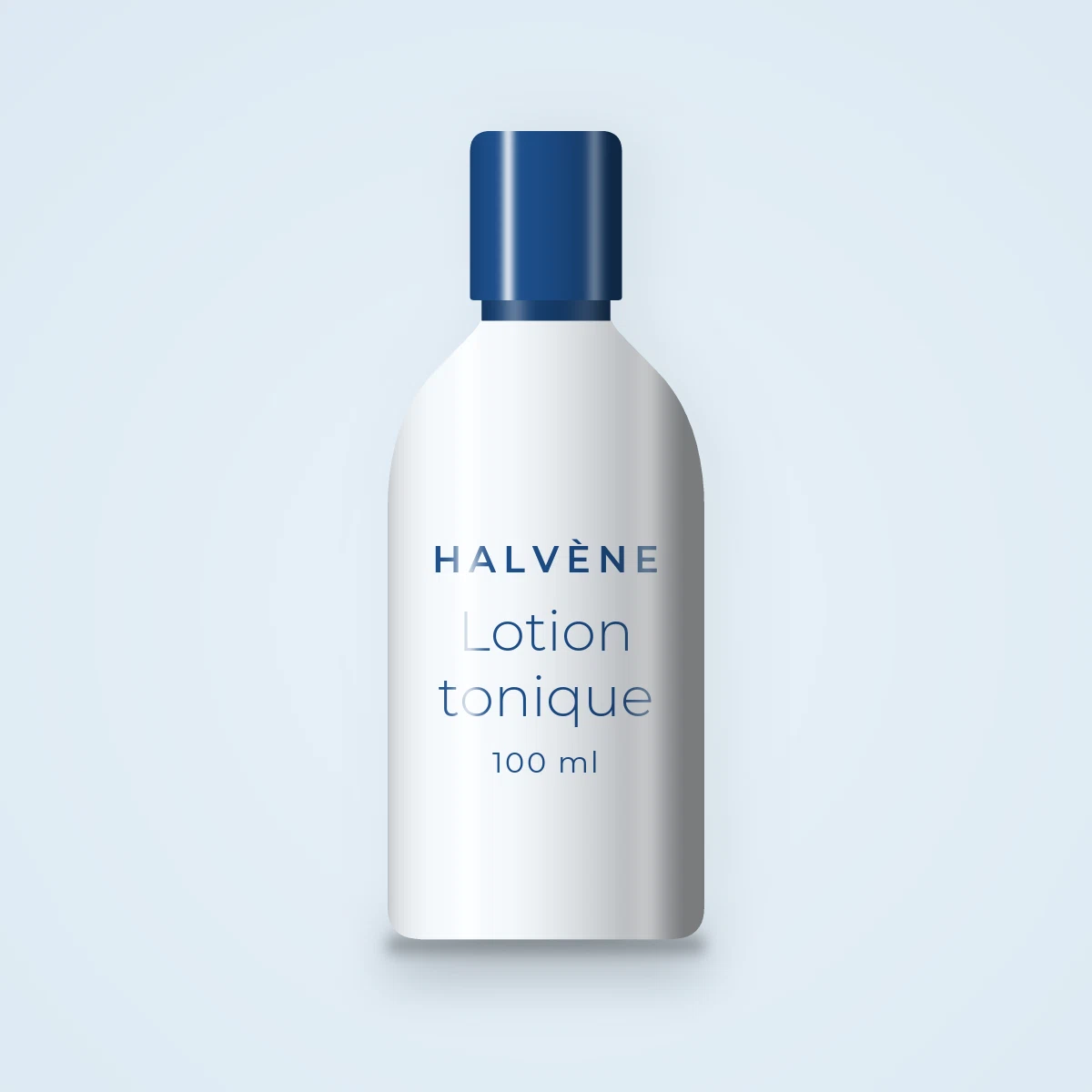Lotion tonique peaux sensibles à l'acide mandélique – Halvène, flacon 100 ml