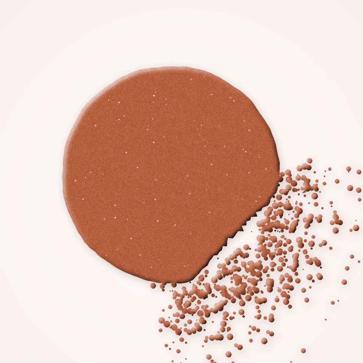 Palette yeux longue durée Dernier Salut – Coulisse Rouge, aperçu de la teinte Tons terracotta