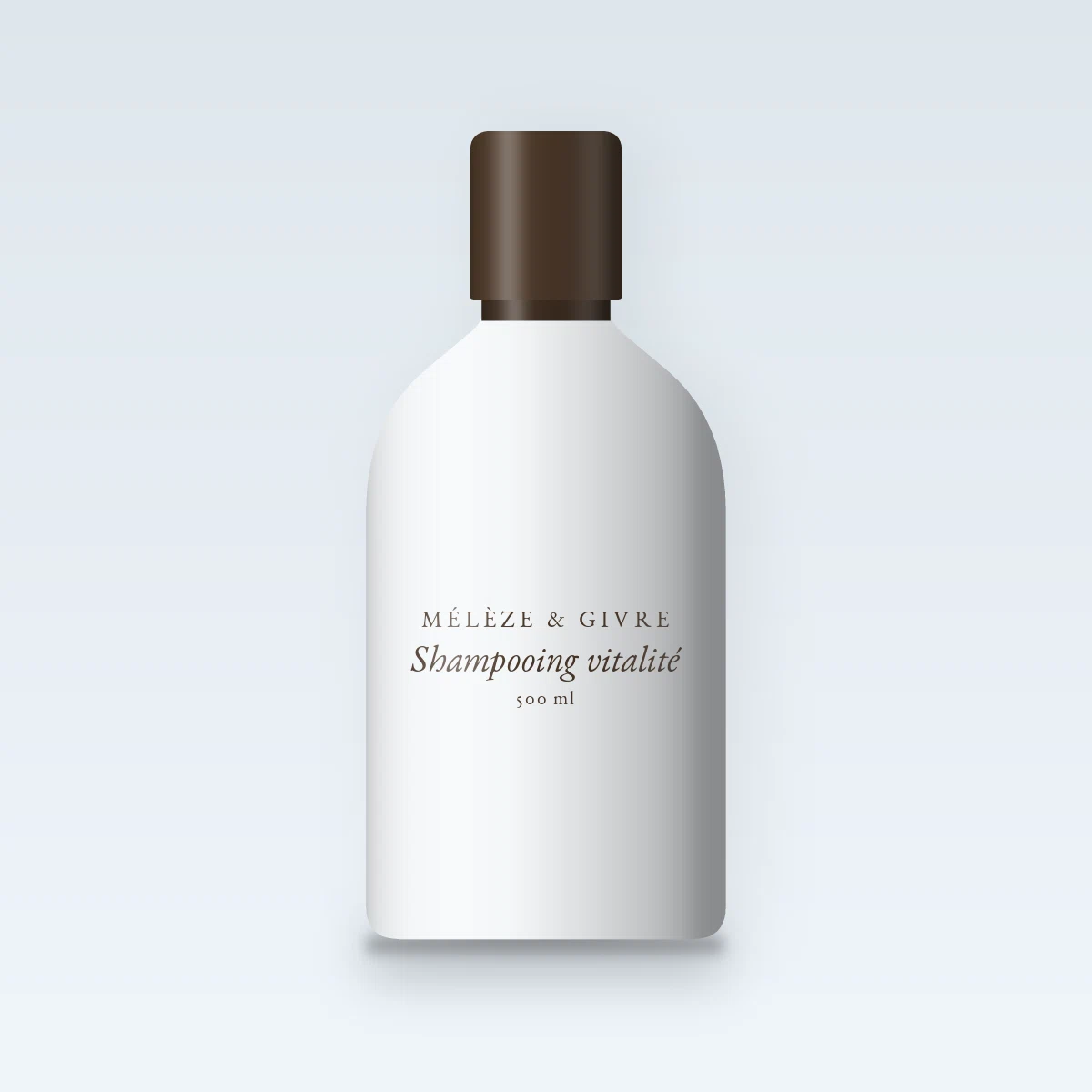 Shampooing vitalité à l'acide hyaluronique – Mélèze & Givre, flacon 500 ml