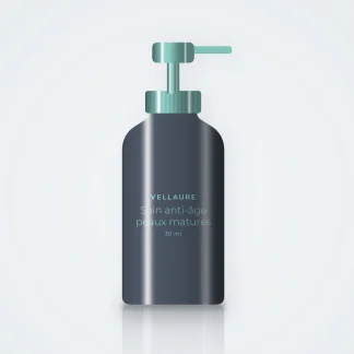 Soin anti-âge peaux matures à l'acide férulique – Vellaure, flacon-pompe 30 ml