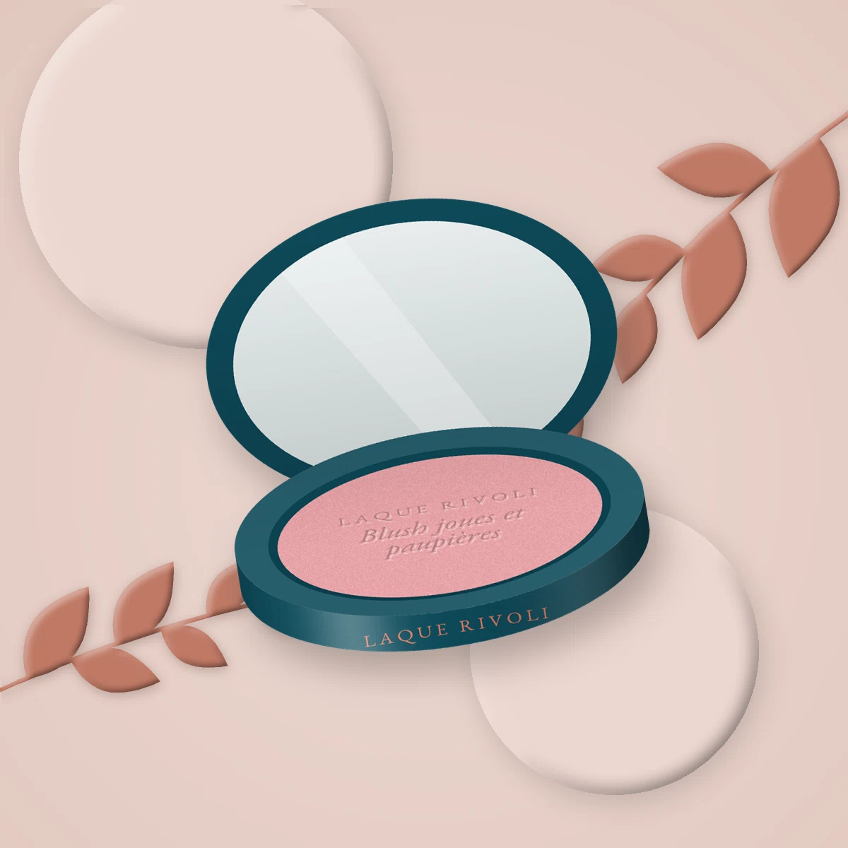 Blush joues et paupières à l'hibiscus – Laque Rivoli, photo d'ambiance