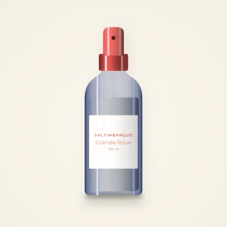 Brume Grande Roue revigorante à la fleur d'oranger – Saltimbanque, flacon spray 100 ml