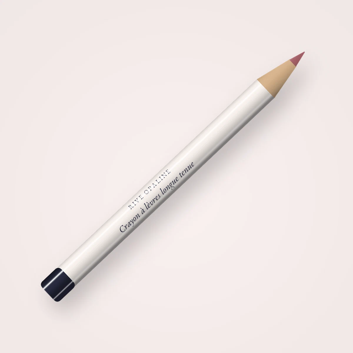 Crayon à lèvres longue tenue à l'huile de camélia – Rive Opaline, 1,2 g, teinte 03 Bois de rose