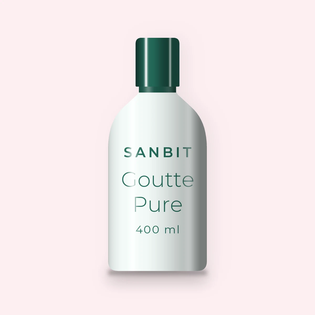 Goutte Pure nettoyant visage confort – Sanbit, flacon 400 ml