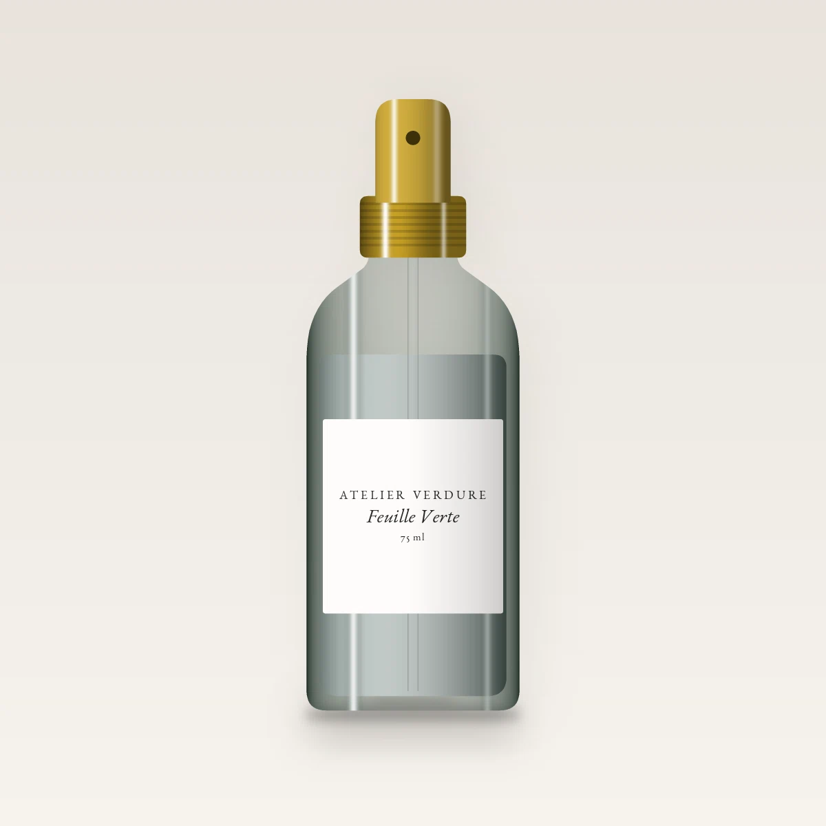 Déodorant Feuille Verte fraîcheur douce – Atelier Verdure, flacon spray 75 ml