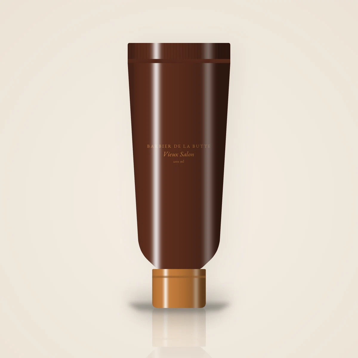 Après-shampooing Vieux Salon à l'extrait de grenade – Barbier de la Butte, tube 200 ml