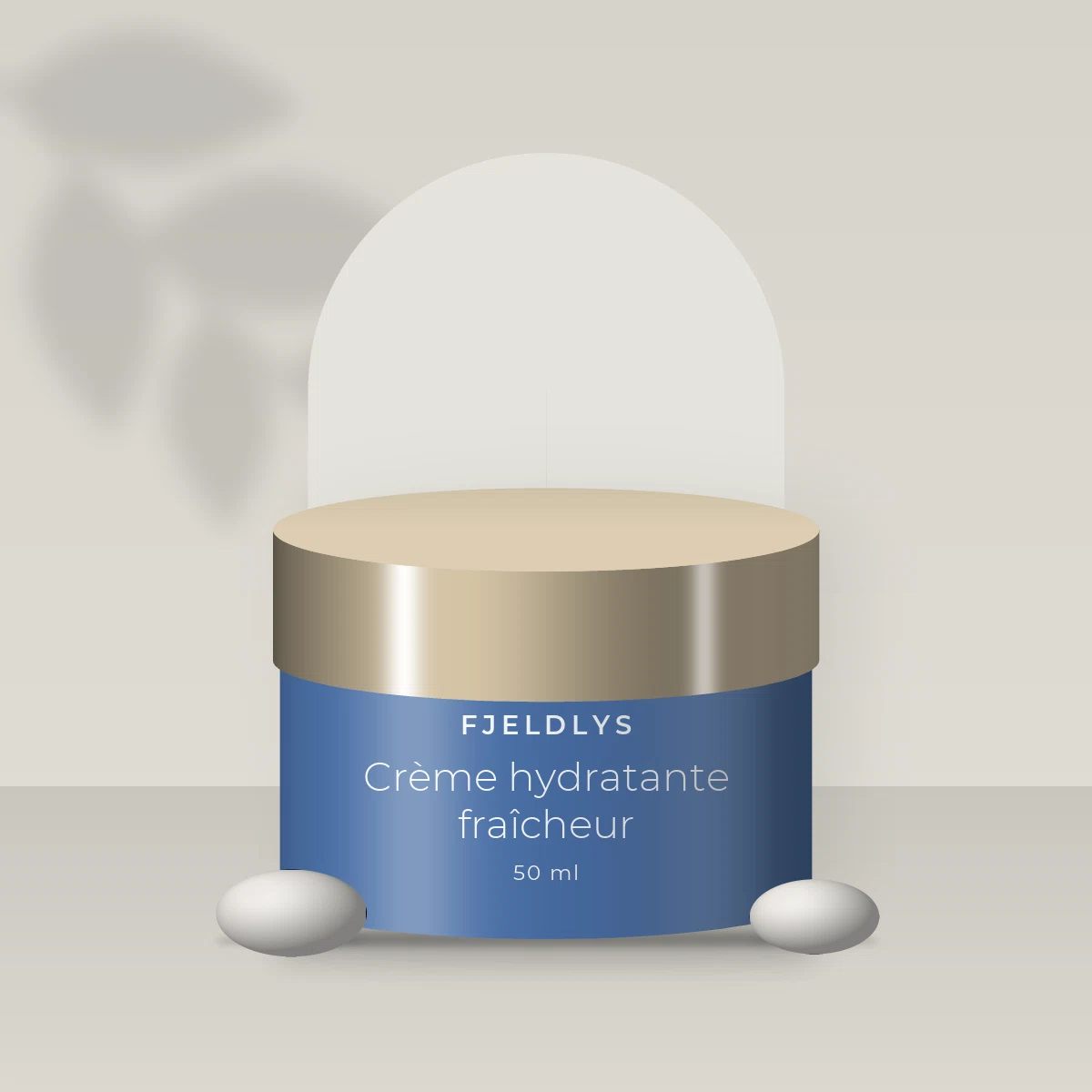 Crème hydratante fraîcheur à la vitamine E – Fjeldlys, photo d'ambiance