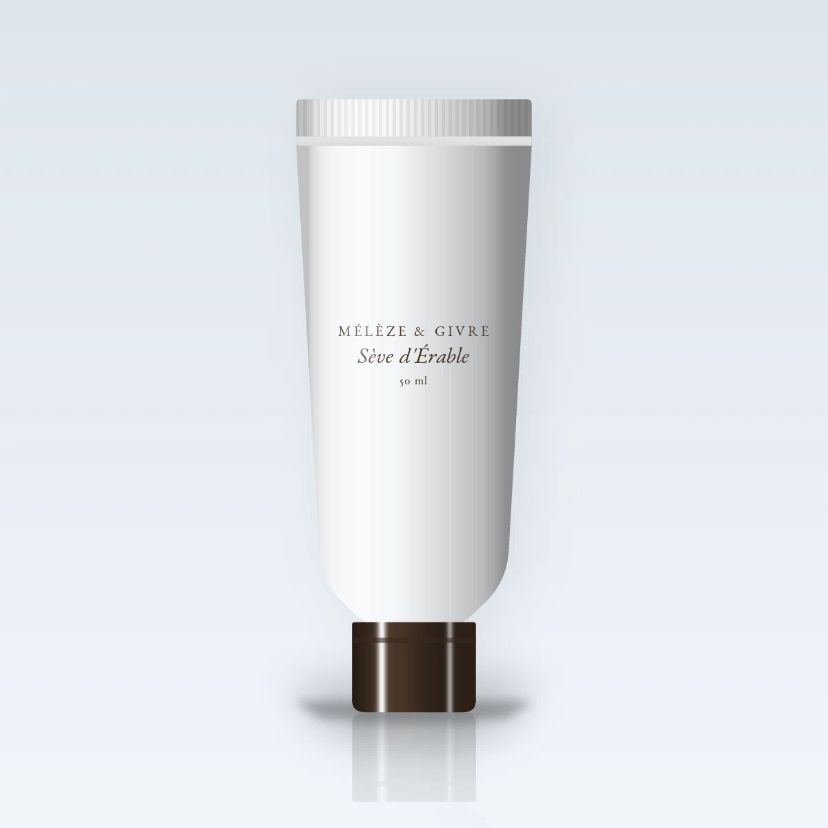 Baume après-rasage Sève d'Érable à l'huile d'abricot – Mélèze & Givre, tube 50 ml