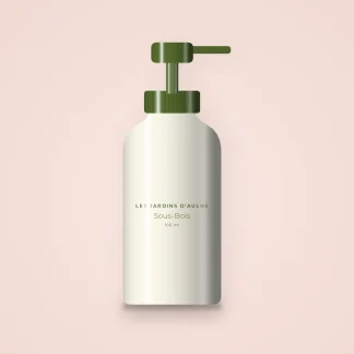 Huile capillaire restructurante Sous-Bois – Les Jardins d'Aulne, flacon-pompe 100 ml