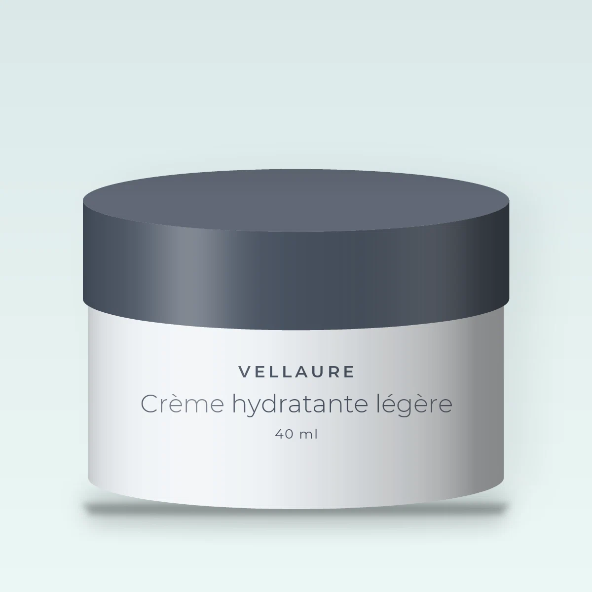Crème hydratante légère à l'eau de rose – Vellaure, pot 40 ml