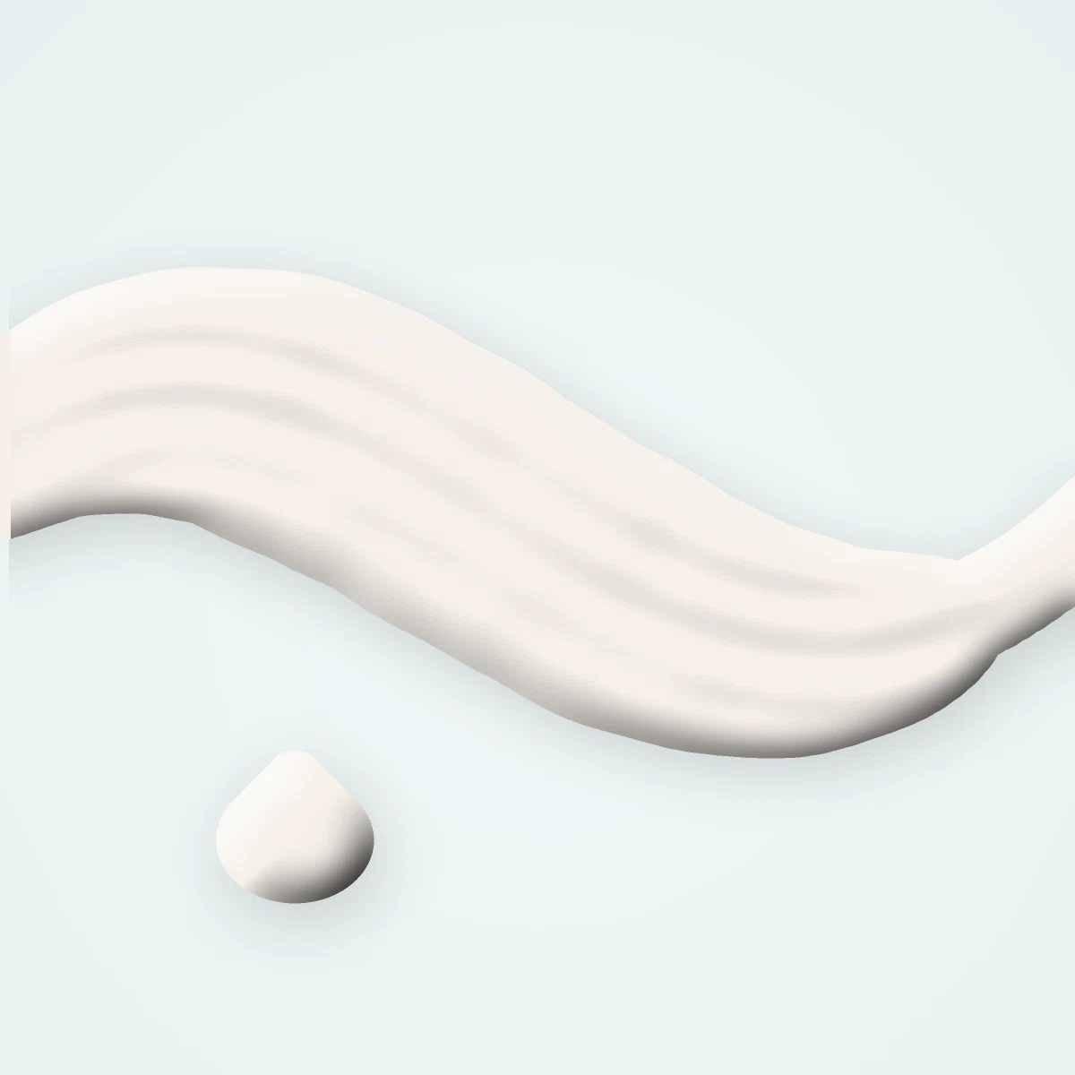 Crème hydratante légère à l'eau de rose – Vellaure, aperçu de la texture