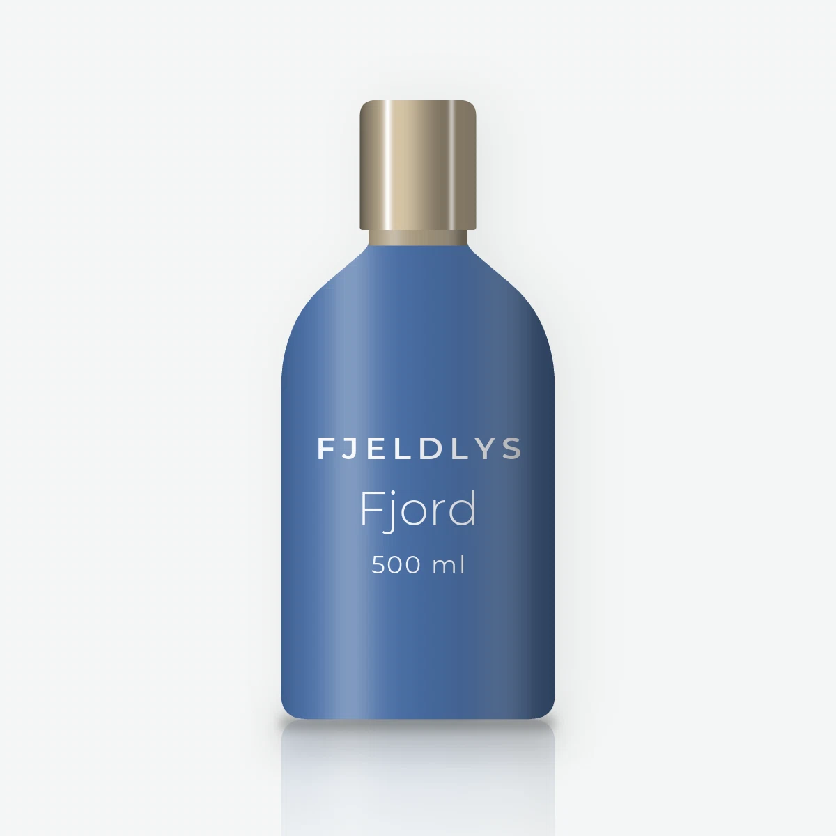 Gel douche Fjord à l'huile de noyau d'abricot – Fjeldlys, flacon 500 ml