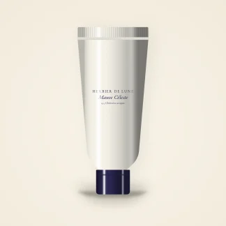 Coloration Mauve Céleste à l'huile d'amande – Herbier de Lune, tube, teinte 4.5 Châtain acajou
