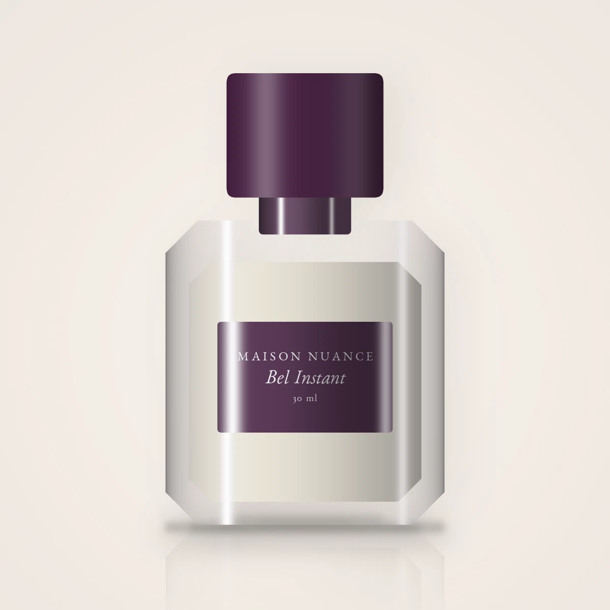 Parfum Bel Instant ardent au géranium rosat – Maison Nuance, flacon 30 ml