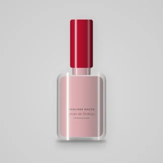 Vernis à ongles Lever de Rideau effet gel – Coulisse Rouge, flacon 10 ml, teinte 06 Rose poudré