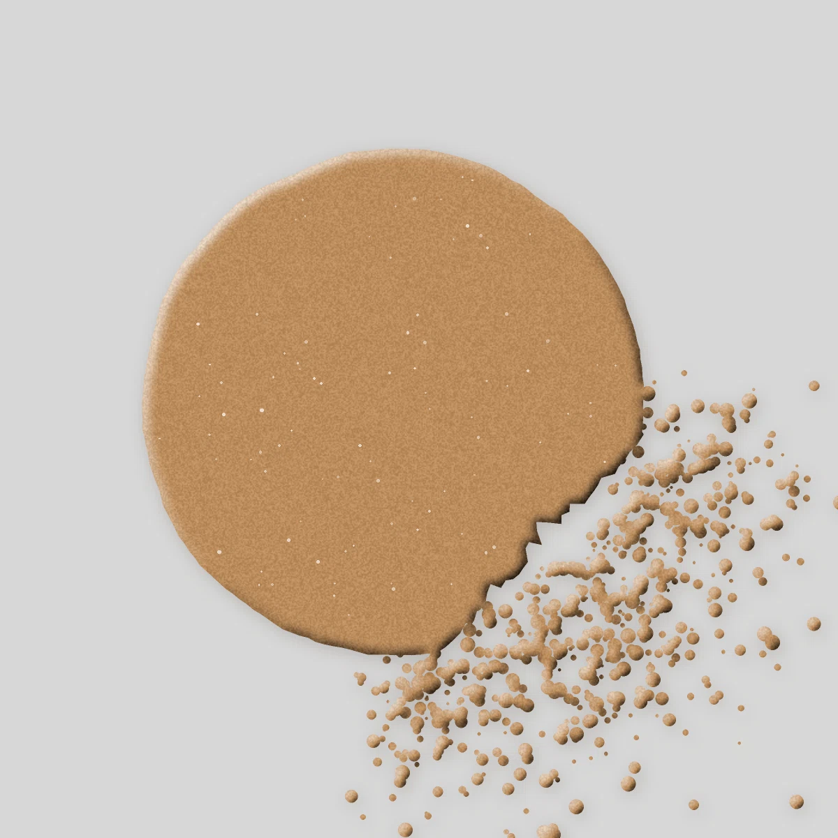 Poudre hydratante au squalane – Coulisse Rouge, aperçu de la teinte 10 Doré